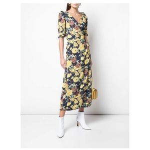 Sea New York floral wrap Ella dress size 6 NWT